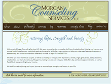 Tablet Screenshot of morgancounselingservices.com